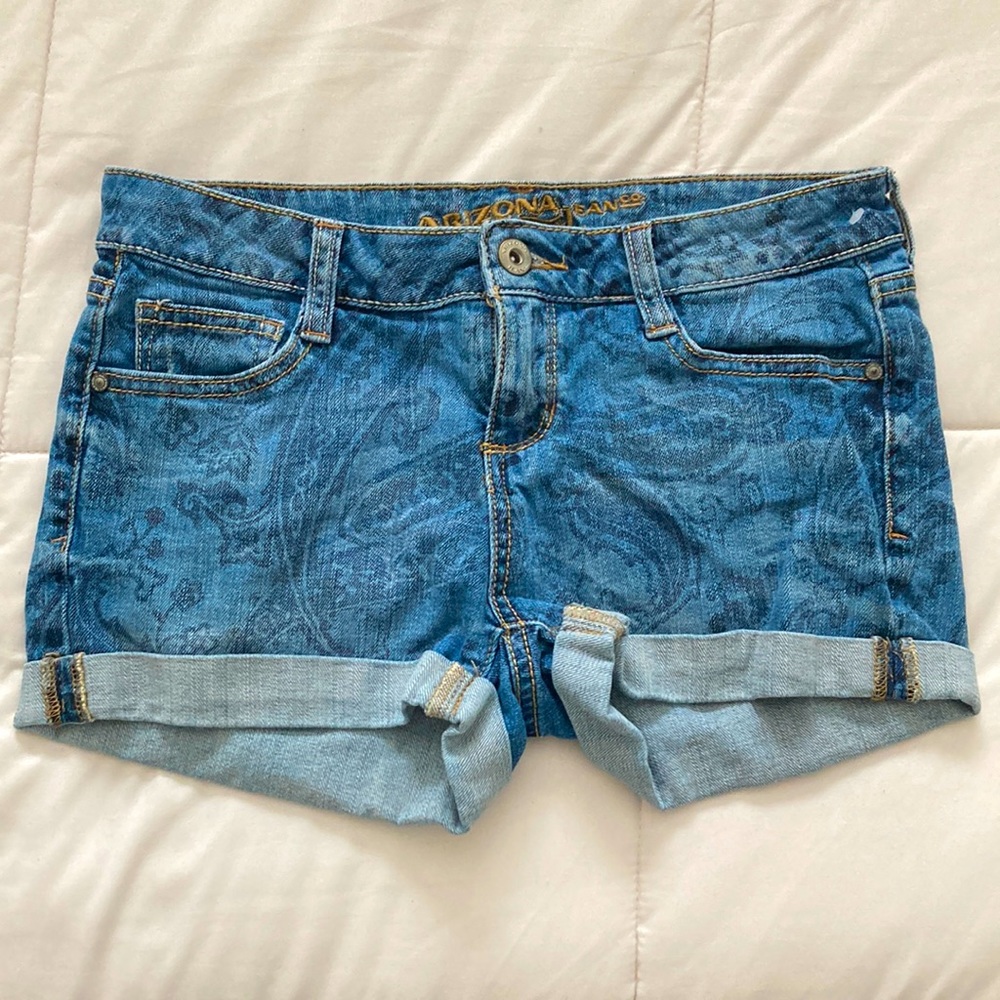 ARIZONA- Low-waisted summer shorts with cute design- Size 3 with stretch
